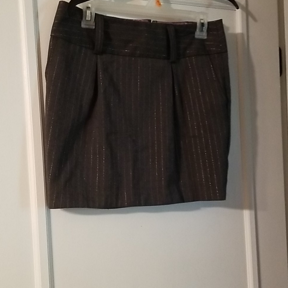 Pinstripe skirt